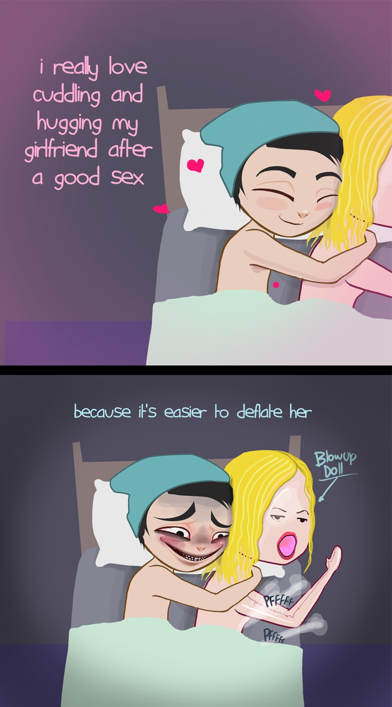 knuffelen na de sex