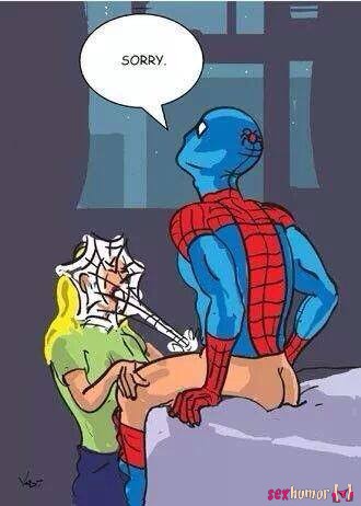 Cumshot Spiderman